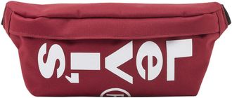 Levi's Bauchtasche LEVIS Small Banana Sling - Wordmark, Damen, Gr. B/H/T: 25cm x 10cm x 5cm, rot, Web, Polyester, Taschen Bauchtasche, mit Logo Schriftzug