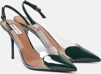 Alaia Alaïa Pumps slingback Le Coeur 90 in vernice e PU