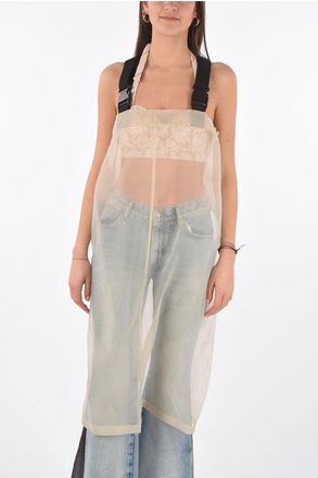 Maison Margiela MM0 maxi vestito trasparente taglia 40