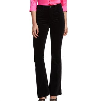 L'agence Marty High Rise Flare Jeans In Noir