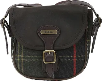 Barbour Tassen, Dames, Groen, ONE Size, Wol, Whitley Tartan Mini Crossbody Tas
