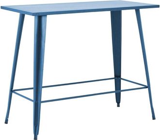 Oviala Oviala - Tavolo alto da giardino in acciaio blu pacifico