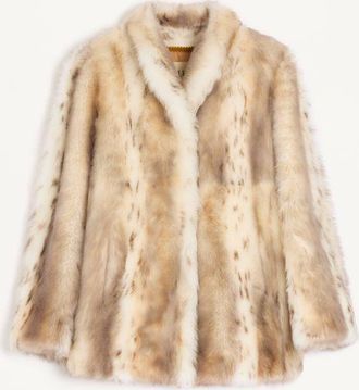 Valentino Cappotto In Shearling Donna AVORIO 44
