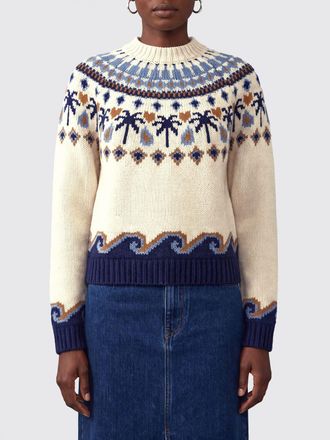 Alanui Maglia girocollo in lana vergine con motivo etnico jacquard