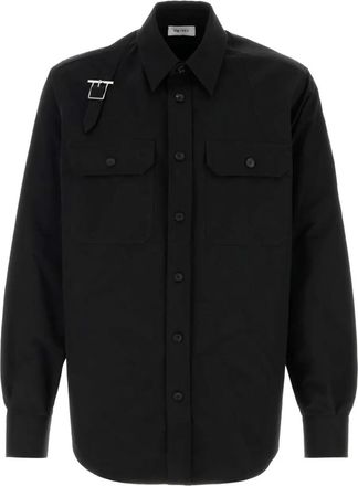 Alexander McQueen Camicia con fibbia - 1000|Black