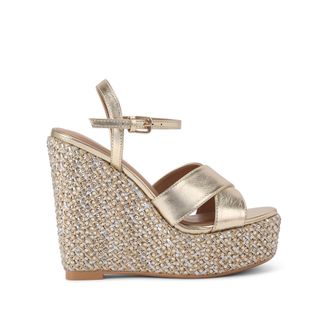 Kurt Geiger Womens Songbird Heels - Gold - Size UK 5