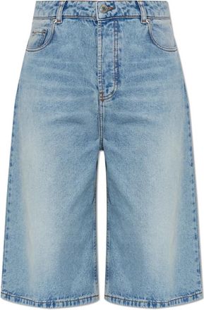 Ami Large Fit Bermuda Shorts - Heren - Denim shorts - Blauw - W31 - Katoen - Korte Broeken