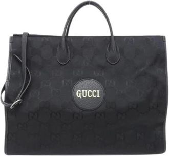 Gucci Pre-owned Off The Grid GG Nylon Bag - unisex - Vintage Shopper - Zwart - ONE Size - Nylon - Vintage