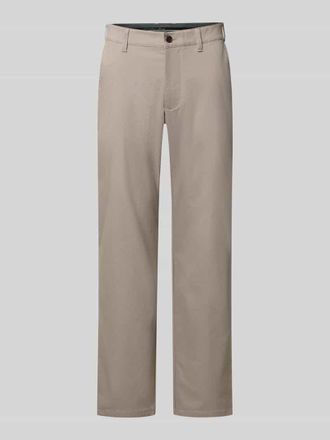 Christian Berg Straight Fit Hose aus Baumwoll-Mix in Hellbraun, Gr&ouml;&szlig;e 102