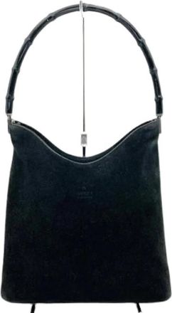 Gucci Pre-owned Shoulder Bags, female, Black, Size: ONE SIZE Pre-owned Vintage Shoulder Bag