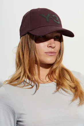 Yohji Yamamoto Cotton Beanie, Unisex, Burgundy
