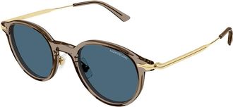 Montblanc MB0362S 005 Mens Sunglasses Brown Size 49