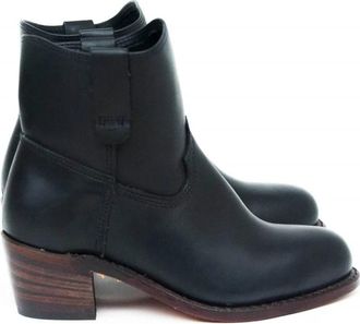 Red Wing Shoes Inez Zwarte Leren Laarzen - Dames - Laarzen met Hak - Zwart - 36 1/2 EU - Leer - Schoenen