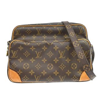 Louis Vuitton Nil Messenger Monogram Canvas Brown Canvas Handbag (Pre-Owned)