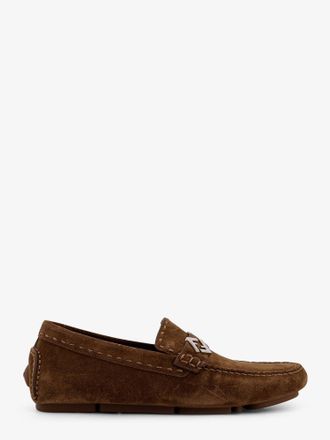 Fendi Driver Crosta suede loafers - FENDI - gender_Man