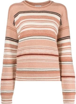 See By Chlo&eacute; Pullover - Dames - Ronde hals truien - Veelkleurig - XL - Wol - Truien & Vesten