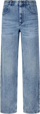 Isabel Marant Jeans, Dames, Blauw, 2Xs, Denim, Relaxed-Fit Denim Jeans Trendy Stijl