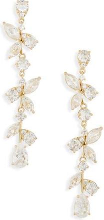 Nadri Hyacinth Linear Drop Earrings in Gold at Nordstrom Rack