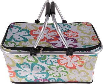 Heallily Large Insulated Thermal Box Portable Lunch Storage with Handle Cooler Basket for Outdoor Camping Picnic Beach Car Use