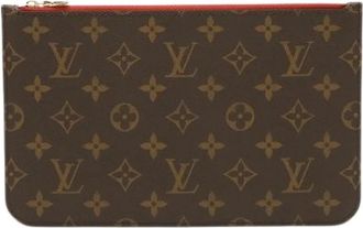 Louis Vuitton Pre-owned Clutches, female, Brown, Size: ONE SIZE Pre-owned Canvas Clutch