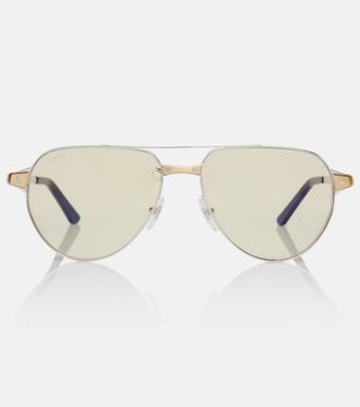Cartier Santos de Cartier aviator sunglasses