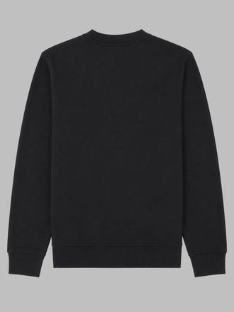 HUGO BOSS Logo-Embroidered Cotton Sweatshirt - Black