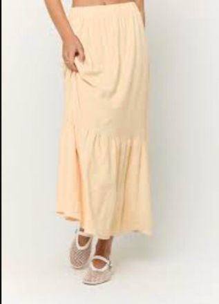 Bloomingdale's Womens Ruffle Skirt In Meringue