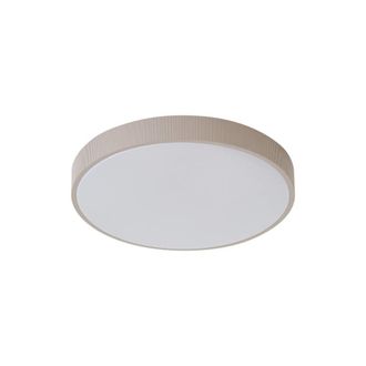 Lindby L&aacute;mpara de techo led de pl&aacute;stico gris