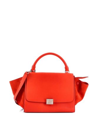 Celine Trapeze Bag Leather Small satchel - Rood