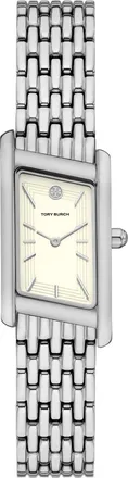 Tory Burch The Eleanor Angled Bracelet Watch, 37mm in Silver at Nordstrom, Size 19