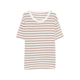 Majestic Filatures Striped Short-sleeve T-shirt