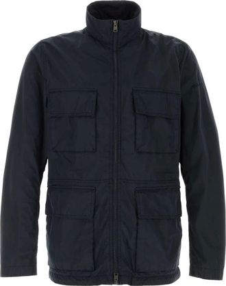 Woolrich Jassen, Heren, Blauw, XL, Polyester, Navy Blue Urban Field Jack