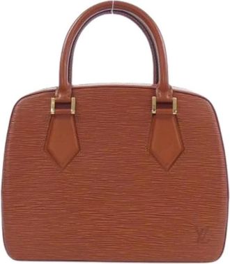 Louis Vuitton Pre-owned Handbags, female, Brown, Size: ONE SIZE Pre-owned Leather Handbag