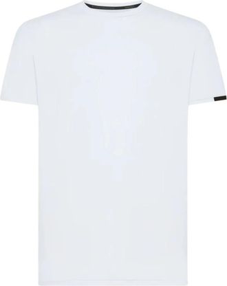 Roberto Ricci Design Lichte Oxford Fabric T-Shirt - Heren - T-shirts - Wit - L - Tops