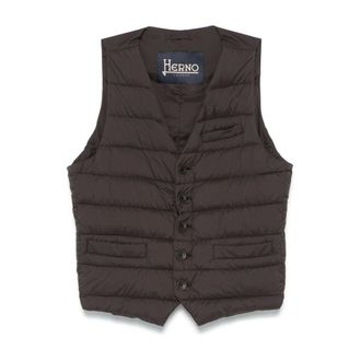 Herno Heren, Jassen, Bruin, Maat: L Zijde