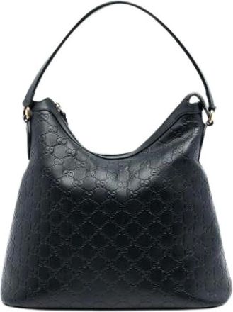 Gucci Pre-owned Shoulder Bags, female, Black, Size: ONE SIZE Pre-owned Shoulder Bag