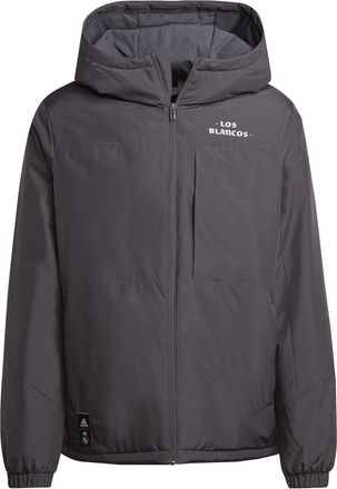 adidas Mens Real Cs Jacket Football in Utility Black - Size X-Small