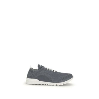 Kiton Gray Rubber Athletic Mens Sneakers