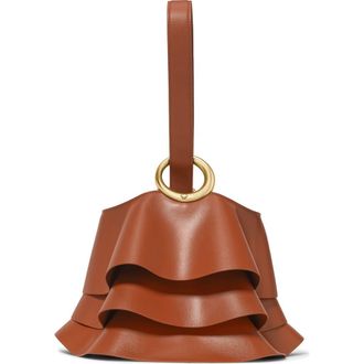 Kate Spade New York halo pleated wave leather mini bucket bag in Southwest Desert at Nordstrom