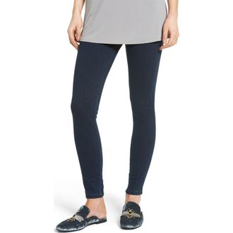Lyss&eacute; ntials Toothpick Denim Leggings in Indigo at Nordstrom, Size X-Small