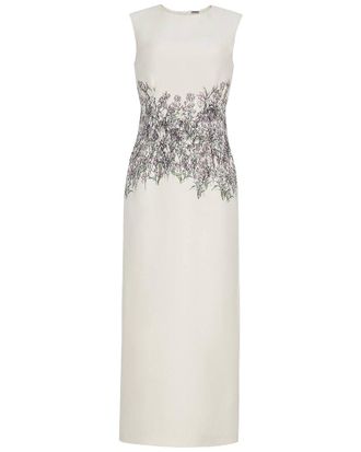 Adam Lippes Ophelia Wool & Silk-Blend Dress