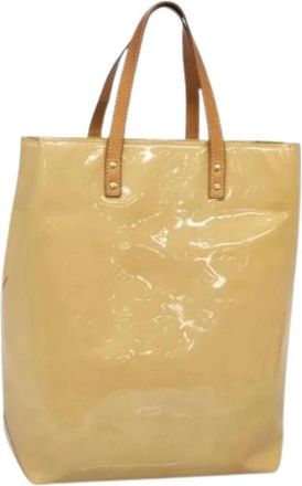 Louis Vuitton Tweedehands leren Louis Vuitton tassen - Dames - Vintage Shopper - Beige - ONE Size - Leer - Vintage