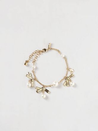 Jimmy Choo London Bracciale in ottone con charms e perle sintetiche