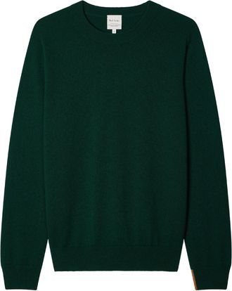 Paul Smith Subtle Stripe Detail Crewneck Cashmere Sweater