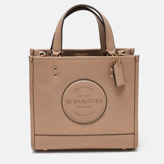 Coach Beige Leather