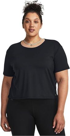 Under Armour Plus Size Motion Short Sleeve T-shirt Womens Workout Black/Jet Gray : 3X, Polyester