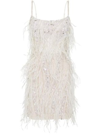 Rachel Gilbert Cynthia mini dress - women - Nylon - 0 - White