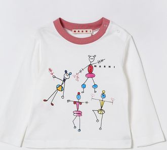 Marni T-shirt in cotone Marni stampata