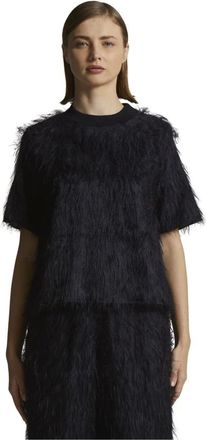 PESERICO Overhemden, Dames, Blauw, S, Top in A06155 Stijl