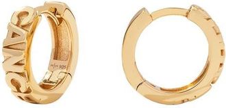 Made by Mary Zodiac Sign Hoop Earrings in Gold at Nordstrom